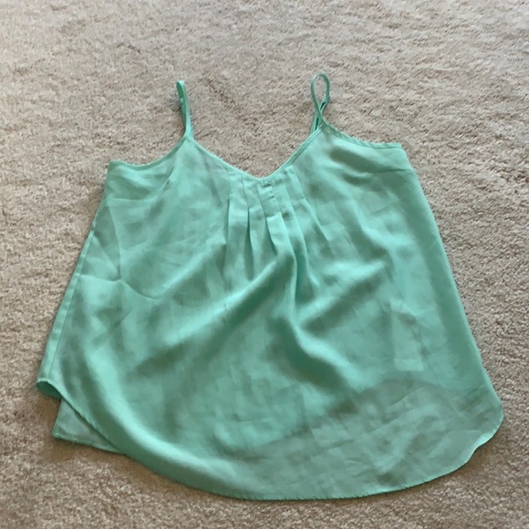 Aritzia Tops Aritzia Green Tank Top Poshmark